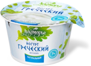 Йогур греческий натуральный без сахара от ТМ Лукморье молочные продукты - здоровый и полезный перекус